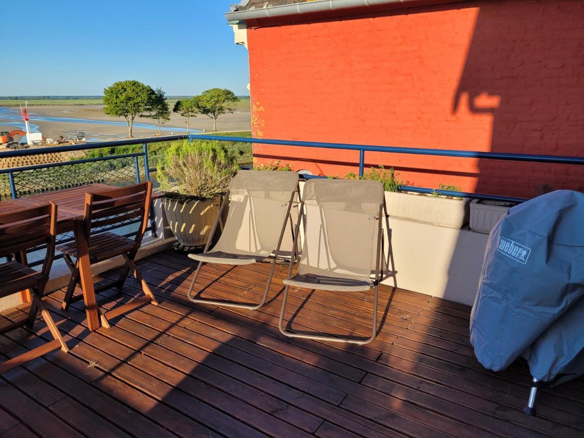 Vue Et Terrasse Panoramique Sur La Baie De Somme Apartment Saint-Valery-sur-Somme Exterior photo
